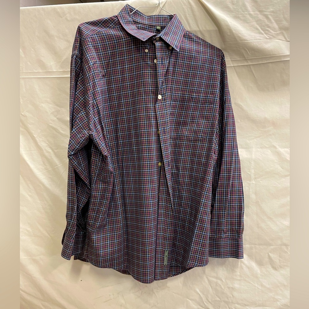 Orvis Long Sleeve Multi Colored Button Up Shirt XL